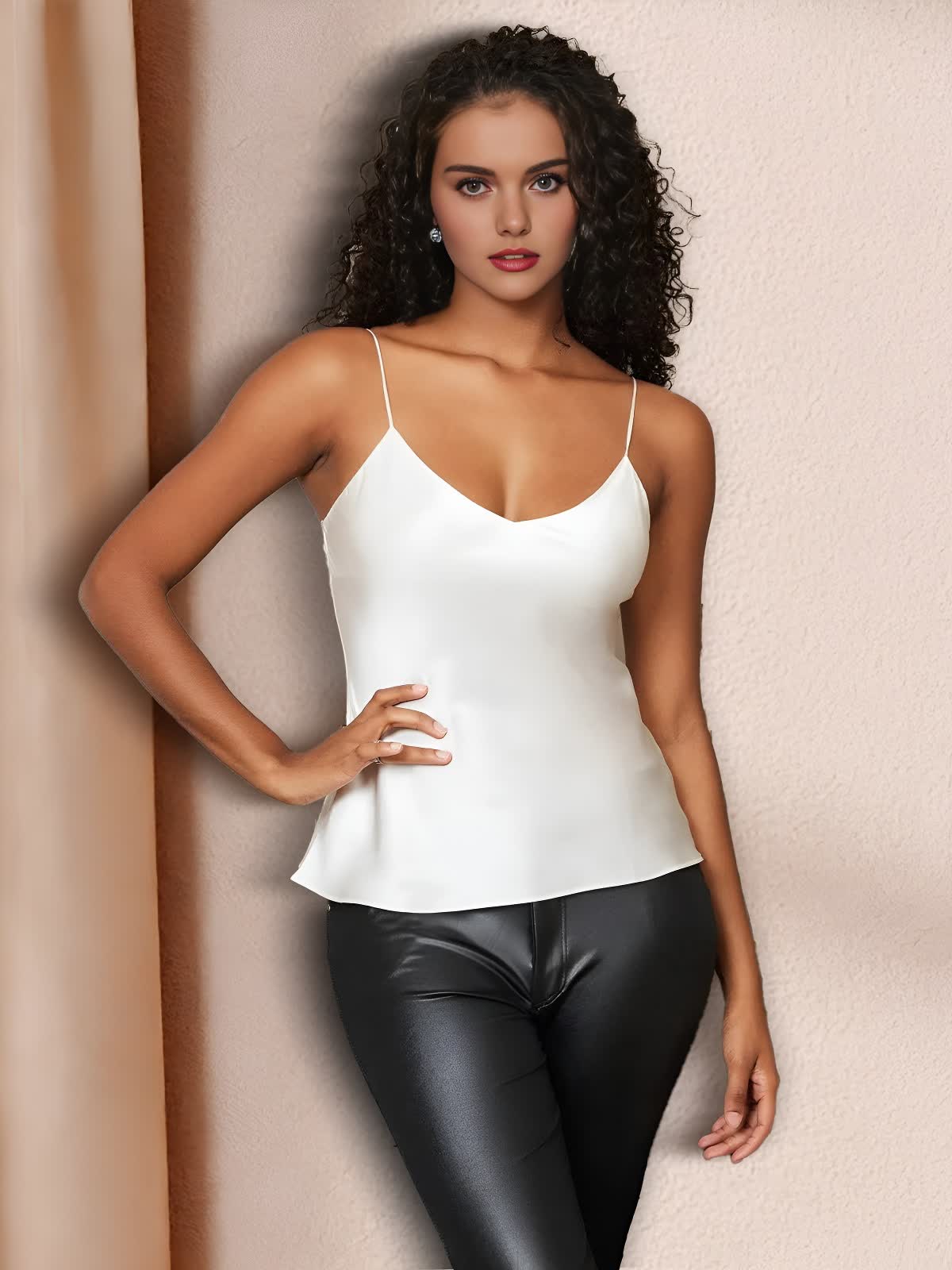 SIIK Silk Adjustable Spaghetti Strap Camisole