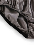 SIIK Silk 2 Pcs Men's Satin Breathable Briefs Underwear