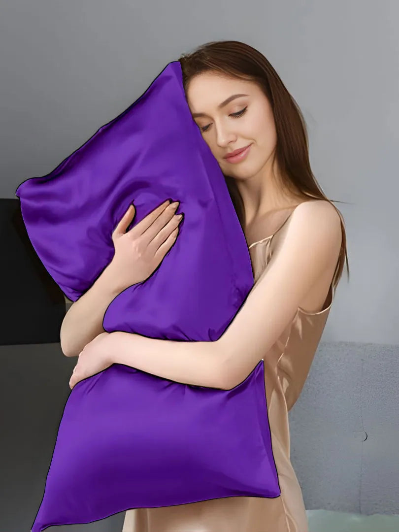 19 Momme Silk Envelope Pillowcase - Queen(20"X30") Purple