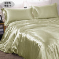 19 Momme Silk Wide Plain Crepe Satin Duvet Cover Without Stitching