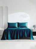 25 Momme Silk Flat Sheet - Olive Green