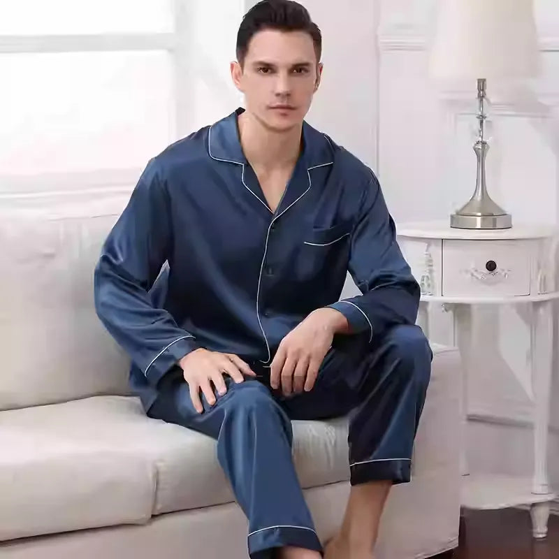 SIIK Pure Silk Men's Pajama Set