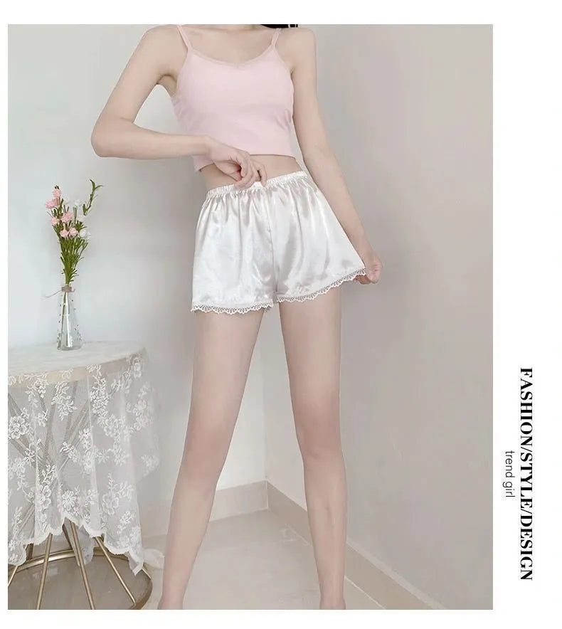 SIIK Silk Lace Stretch Leggings Shorts