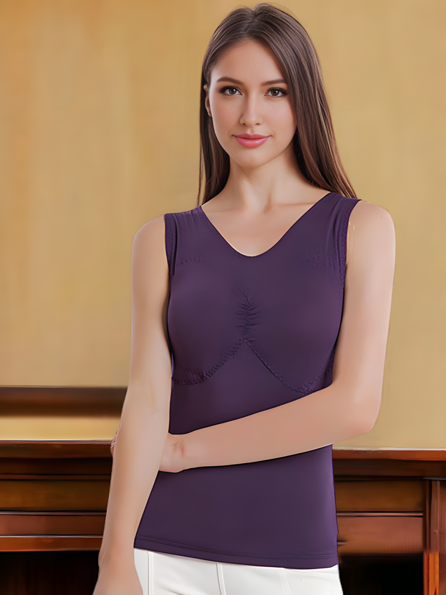 SIIK Pure Silk Thickened Thermal Vest