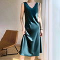 SIIK Silk Solid Evening Dress