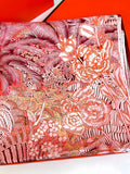 SIIK Mulberry Silk Pink Rainforest Printed Square Scarf 88*88cm