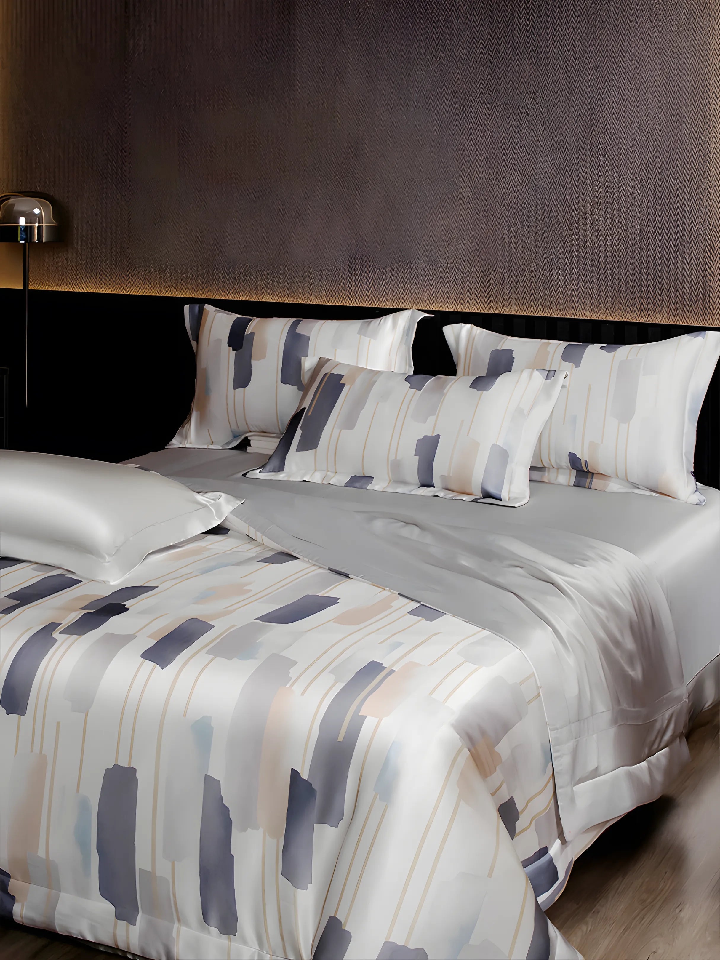 4 Pcs 30 Momme Silk Duvet Cover4 Pcs 30 Momme Silk Duvet Cover