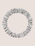3Pcs Bundle Pop Of Brights Silk Scrunchie - Silver