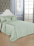 22 Momme Silk Seamless Double Sided Duvet Cover - Light Green