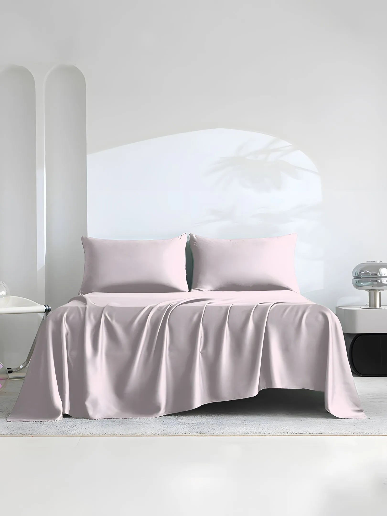 25 Momme Silk Flat Sheet - Champagne