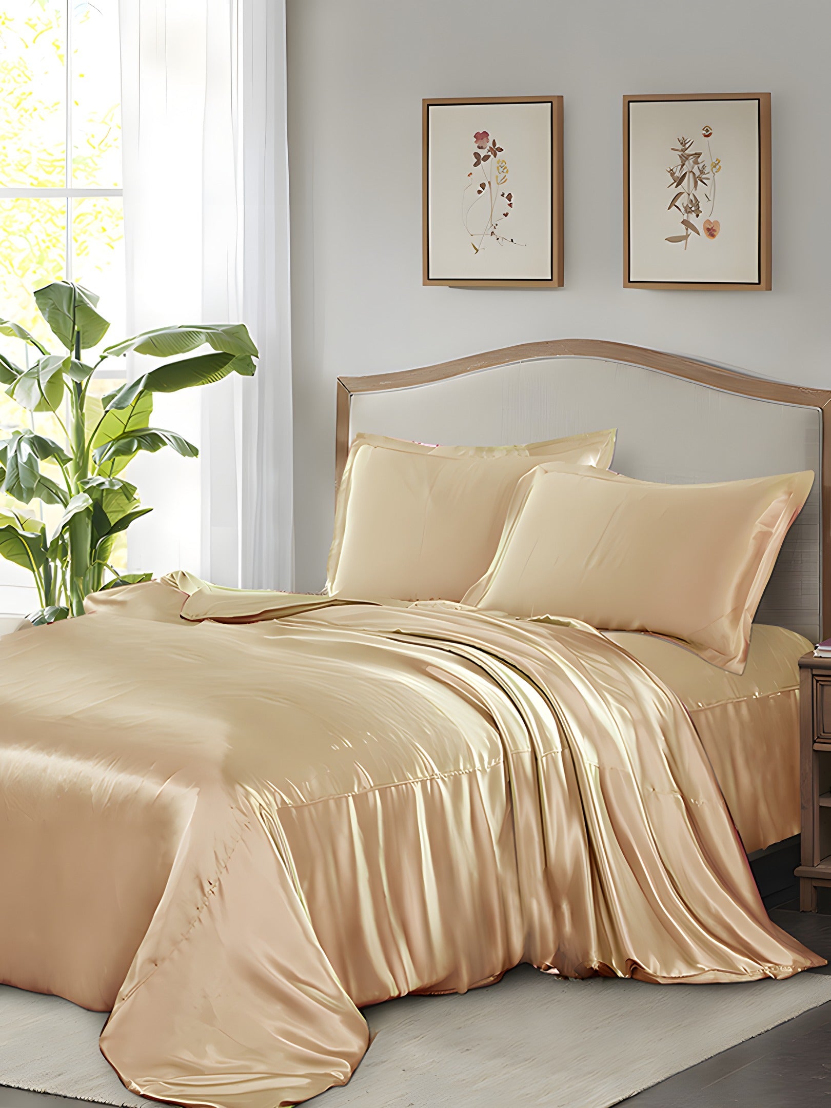 19 Momme Silk Double Sided Duvet Cover With Seams