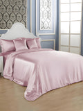 40 Momme Silk Duvet Cover Set - Pink (4 Pieces)