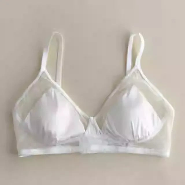 SIIK Satin Silk Ultra-thin Lightweight French Triangle Bra