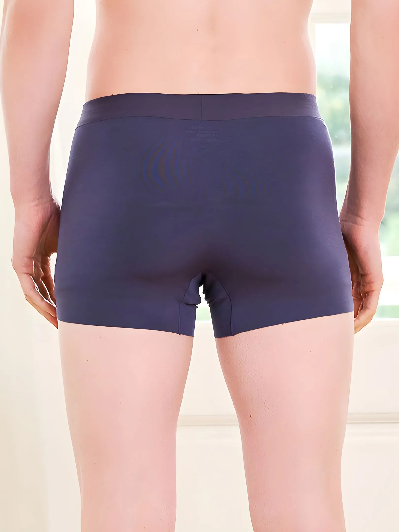 SIIK Silk Men's Seamless High Elastic Boxer Briefs Underwear