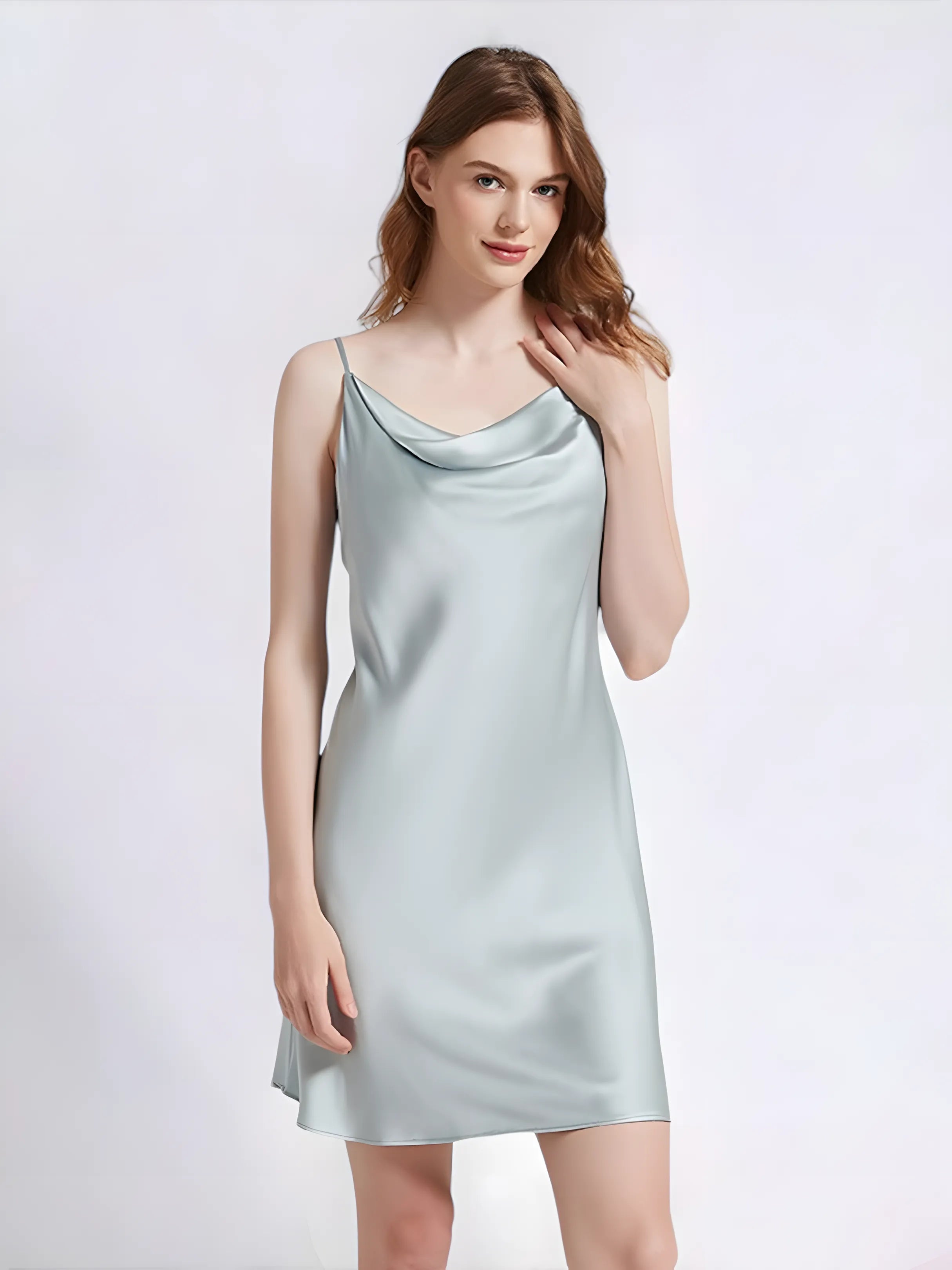 SIIK Silk Double-layered Camisole Nightgown